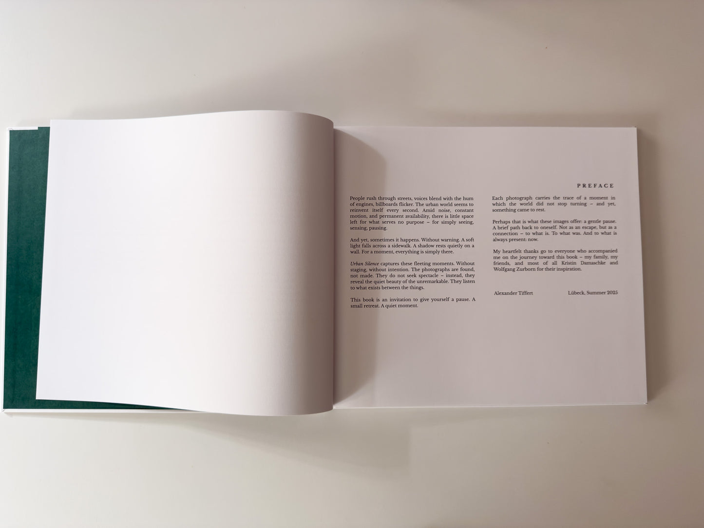 "Urban Silence" – Photobook / Coffee Table Book